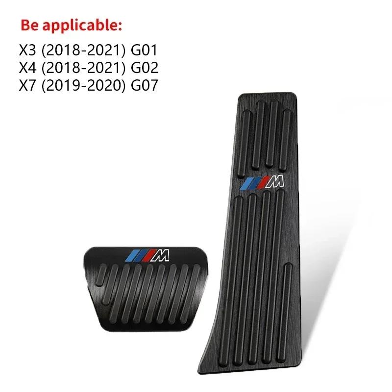 Pour BMW Série 5 X1 X3 X5 G30 G20 F10 F30 E90 E60 F15 E83 E84 G07 F48 G01 G02 G05 6GT G32 G6 Couvercles de Pédales de Voiture Couvercle de Pédale de Frein