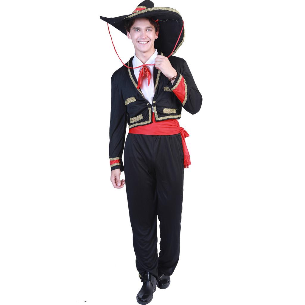 Day Of The Dead Costume For Adults And Kids With Polyester Fabric For Halloween Festivities And Stage Performances