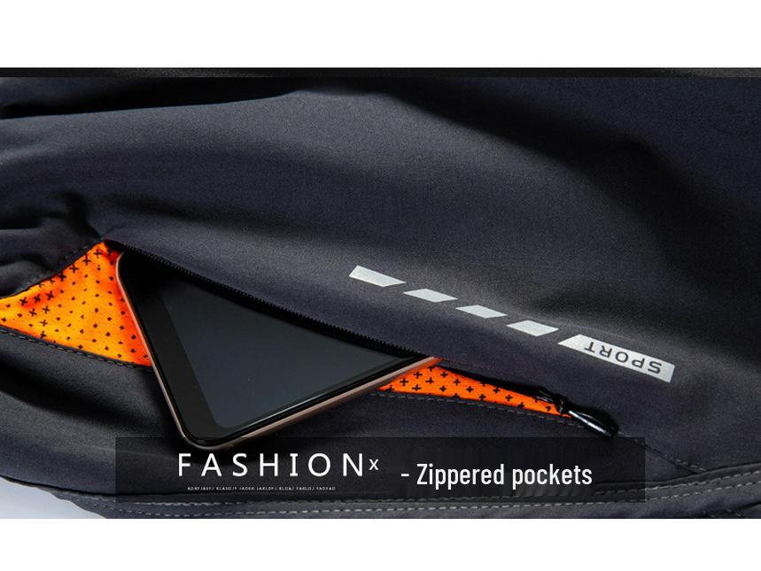 Men's Quick-Dry High-Elastic Athletic Shorts with Inner Layer