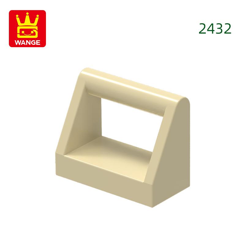 

178 PCS/lot 2432 Top featuring Handle Plate Brick Moc Loose Parts Works With featuring Block DIY Children s Toy Assembly Present Storage Bo