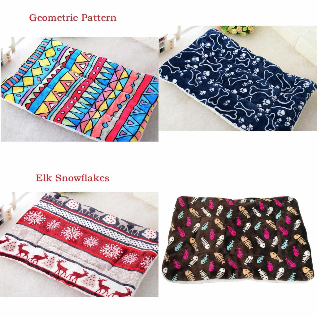 Luxurious Dog Bed Mattress Cushion Waterproof And Washable Double Sided Pet Pillow Mat