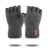 2020Outdoor Half Finger Gloves Women Men Winter Warm Wool Mittens Unisex Elastic Knitted Touchscreen Nonslip Fingerless Gloves