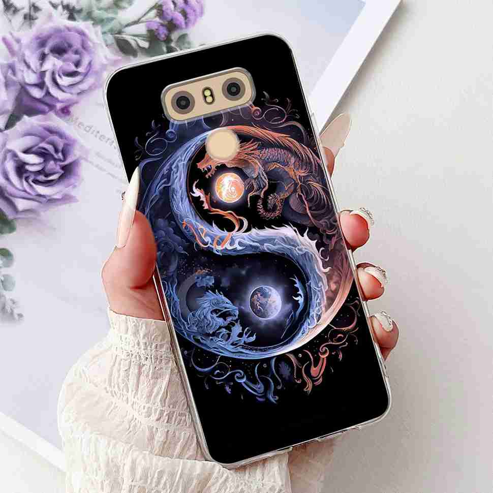 Para LG G6+ 5.7" Funda Diseño de Moda Patrones Silicona Suave TPU Cubierta Para LG G6+Plus LG G6 H870 H873 Fundas de Teléfono Resistentes a Golpes
