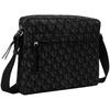 Calvin Klein Casual Commuter Letter Jacquard Fabric Shoulder Bag Men bags Space-Black 4G3097G-UB1