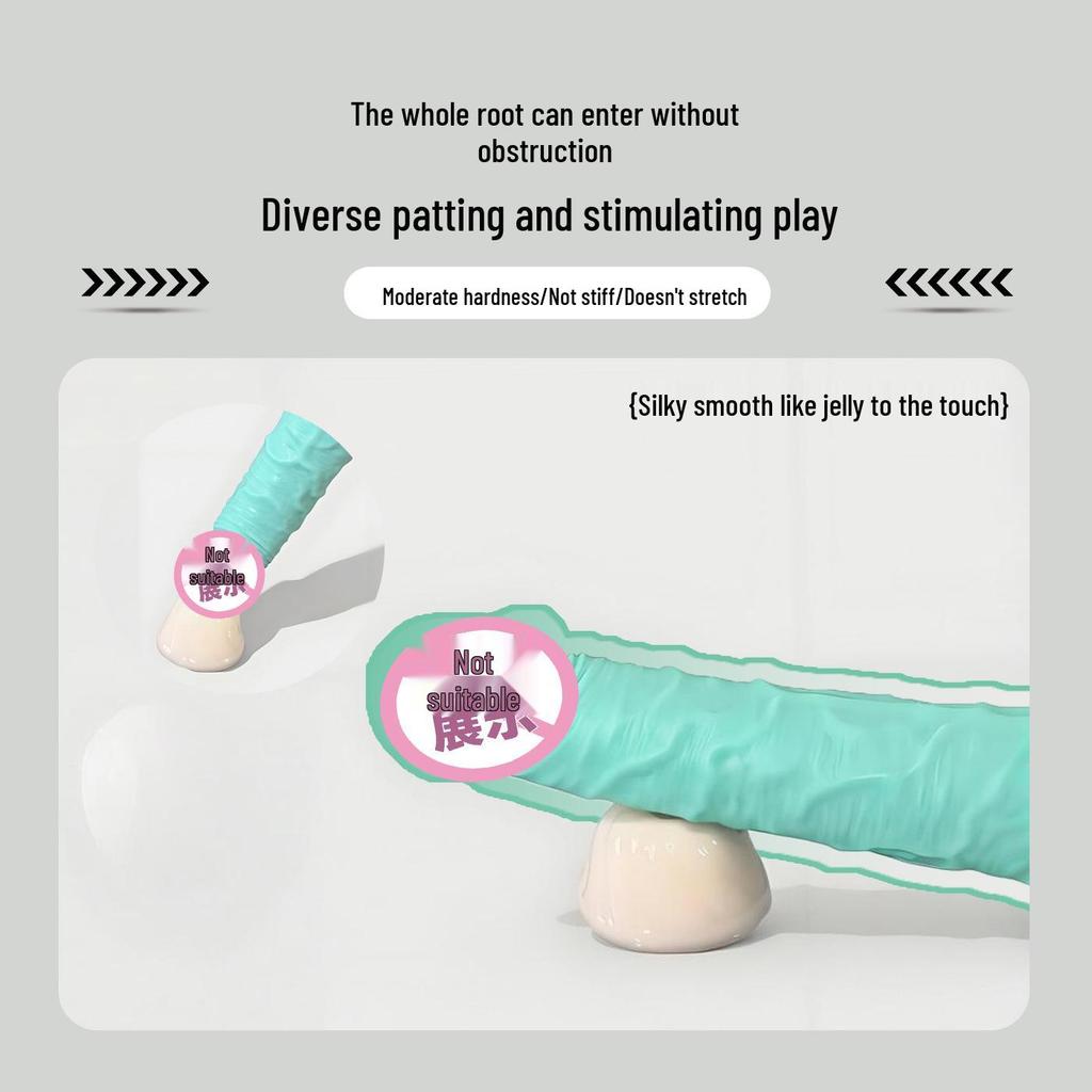 Realistic Silicone Dildo with Suction Cup: Unisex Adult Masturbator