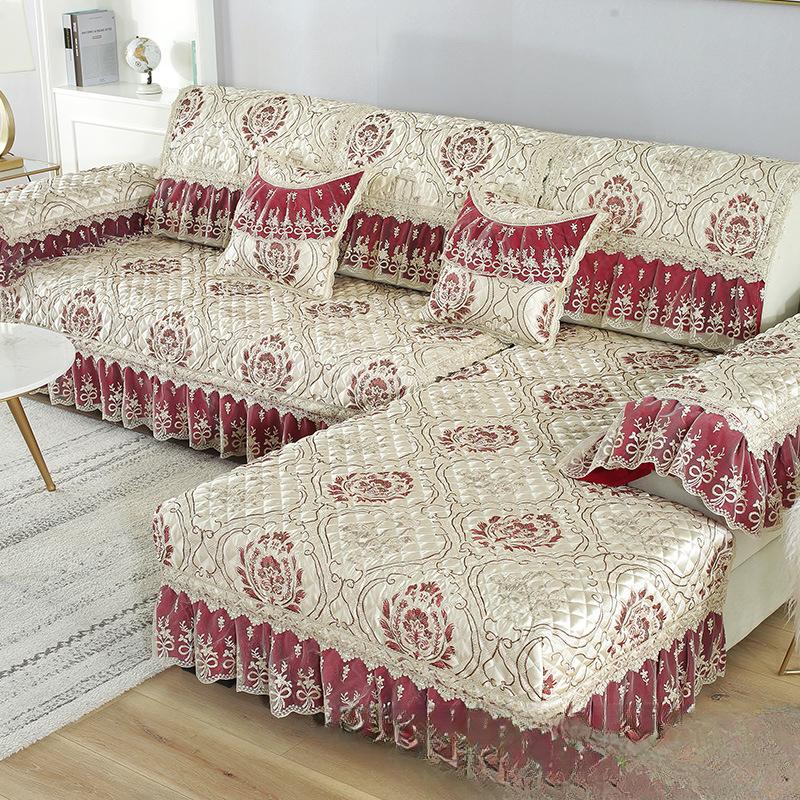 

Нековзкий європейський стиль Four Seasons Загальні тканини Nordic Simple Modern Modern All Inclusive Функціональний чохол Диван Подушки для сидіння Чохол для рушника Зима 90*210