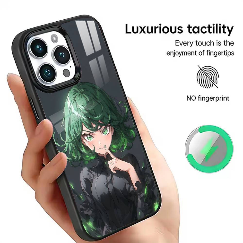 

One-Punch Man Tatsumaki Phone Case For iPhone17,16,15,14,13,12,11 Plus,Pro Magnetic with Magsafe Wireless Charging iPhone15