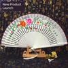 Double-Sided Easy-Open Folding Fan, Group Performance Fan, Retro Fan for Show, Dancing, Bright Red Model Dance Fan, Chinese Style