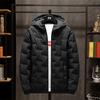 Padded men's winter velvet padded clothes winter coat hooded padded jacket men