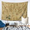Gold Tapestry Decoration Art Aesthetic Tapestries for Living Room Bedroom Home Wall Cloth Wall Hanging