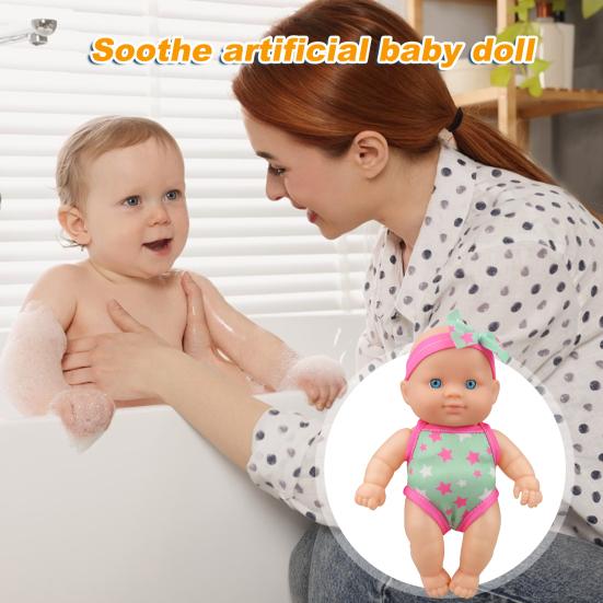 Păpușă pentru înotător Păpușă de înot de simulare impermeabilă cu articulații mobile Costum de baie detașabil Non-toxic