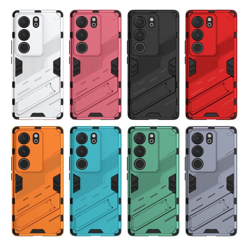 For Vivo V29 5G Case Vivo V29 V29E V29 Pro 5G Cover Funda Shockproof TPU Armor PC Stand Holder Silicone Protective Back Cover
