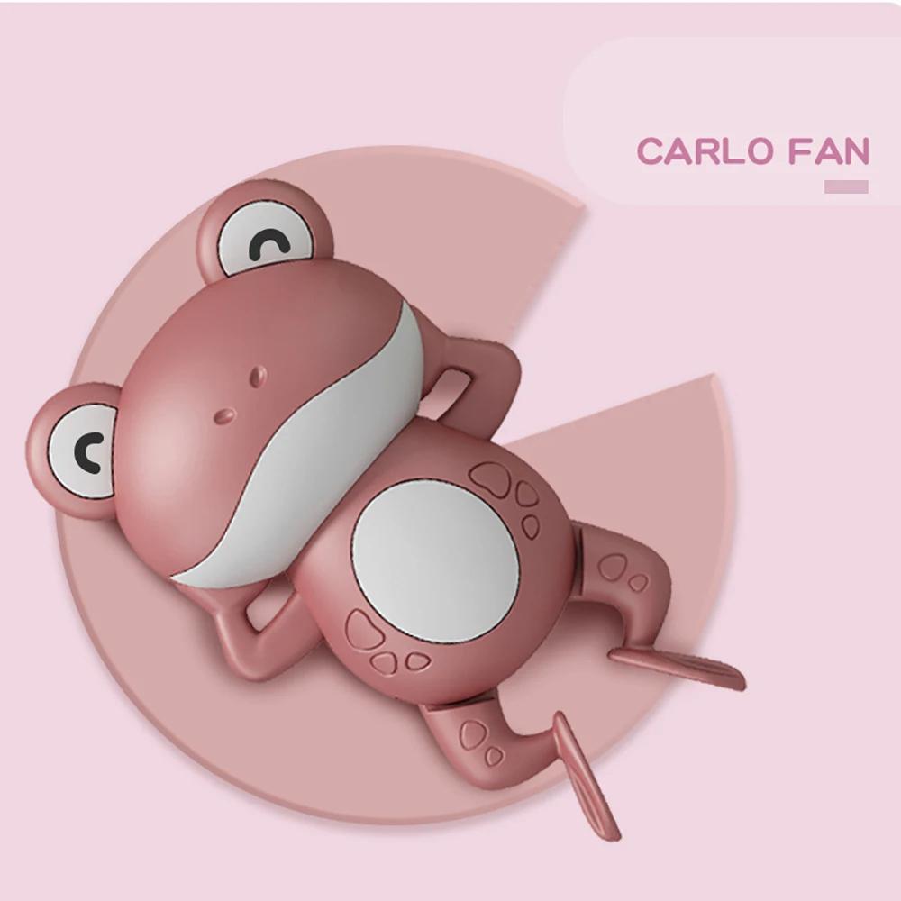 Baby Shower Clockwork Cute Animal Swimming Frog When Baby Bath In Bathroom Baby Water Toy Kids Clockwork Bath Toys Bathroom Toys