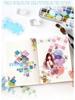 ZABC Colorful Washi Tape Series: 4 Rolls for Journal Decoration & DIY Collage