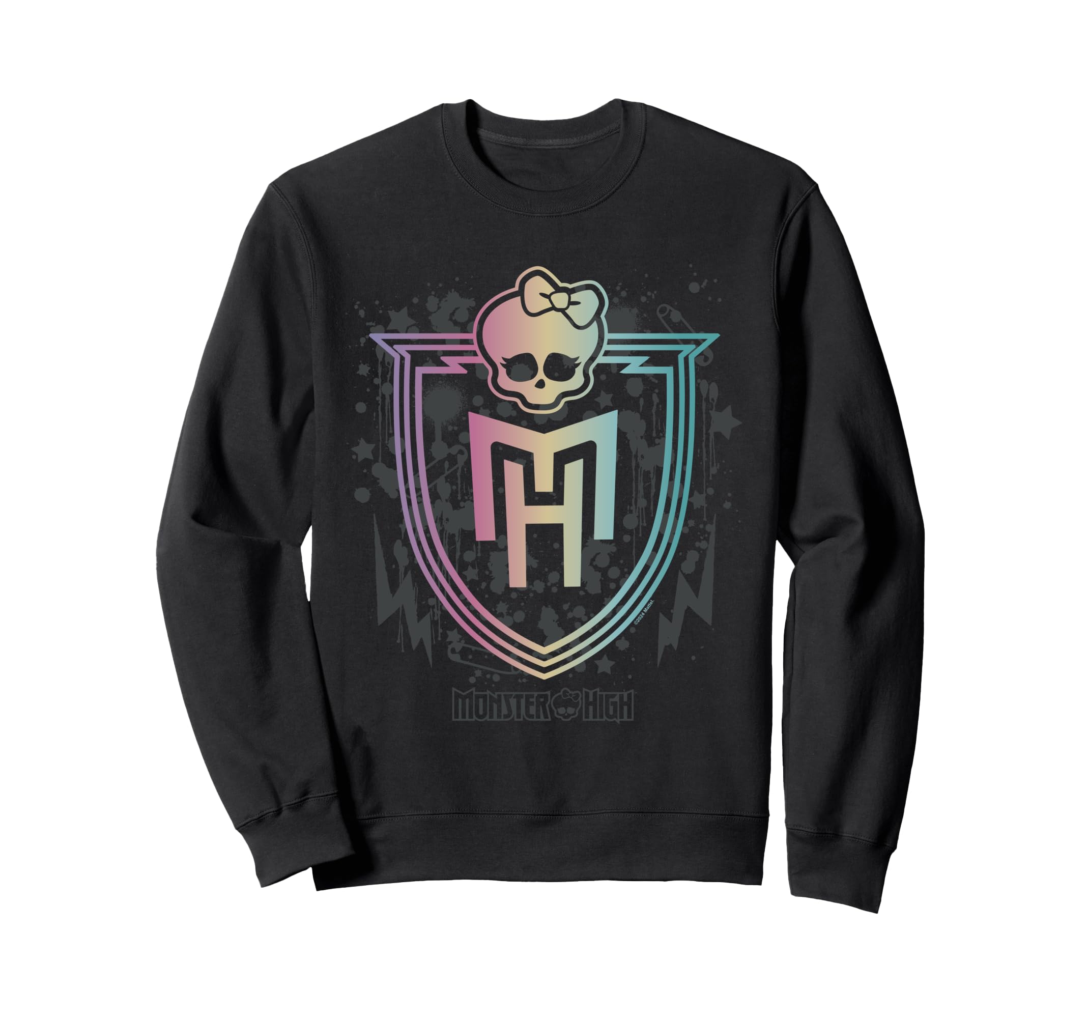 Monster High (Alumni) Rainbow Crest Logo Sweatshirt