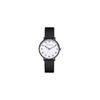 Exam Watch Silent Second Hand Analog Simple Stylish Waterproof 3ATM Unisex Black