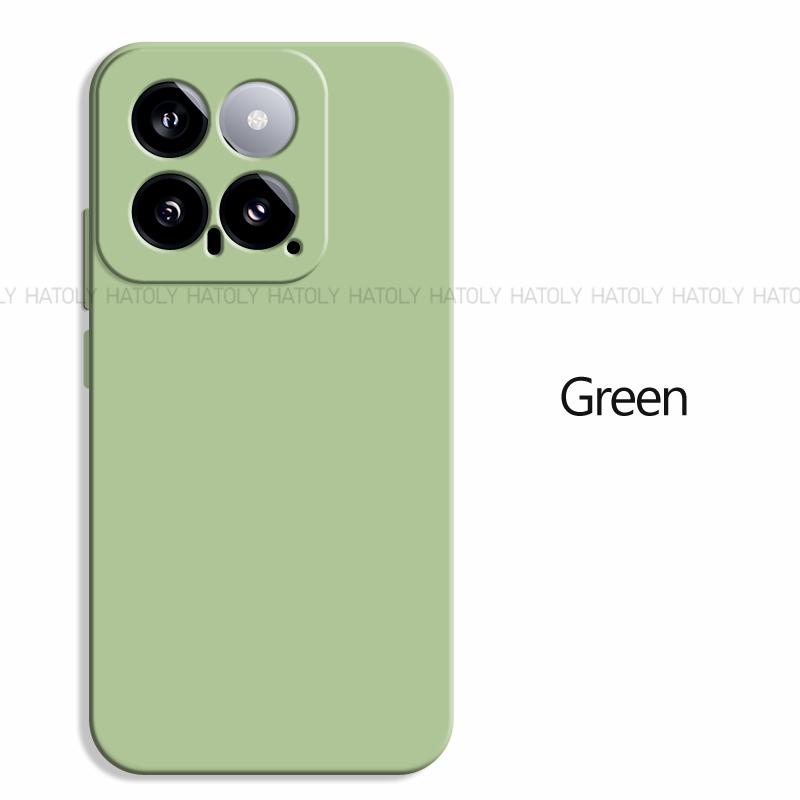 For Xiaomi 14 5G Case Cover Luxury Original TPU Shockproof Liquid Silicone Protective Phone Back Cover For Xiaomi 14 13 12 Pro