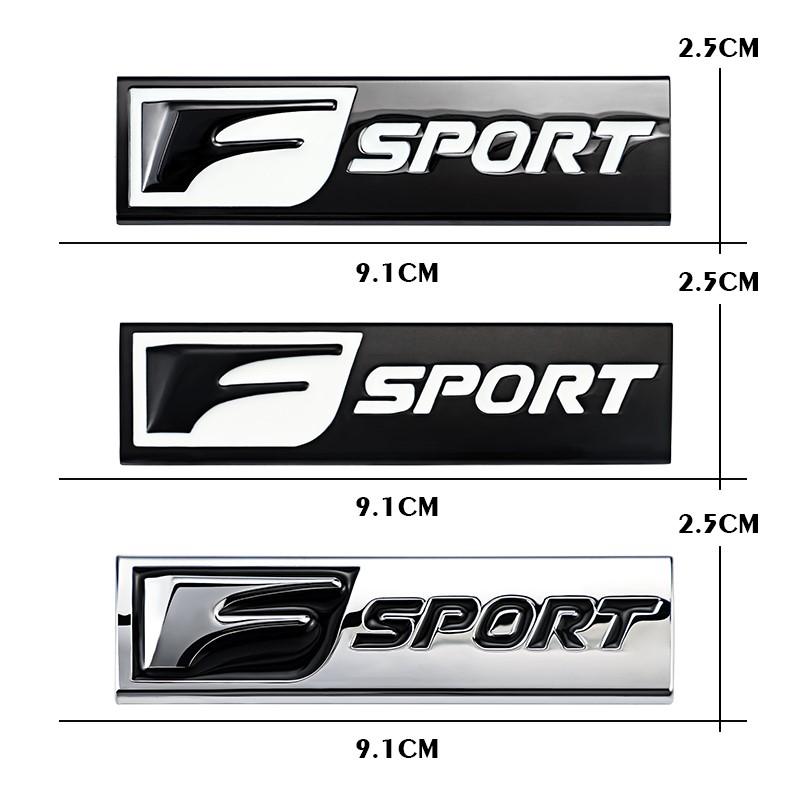 New 3D Metal Sport Sticker Badge Body Sticker For Lexus F SPORT CT ES GS NX IS250 CT200h IS300h ES300h ERX400h NX300h