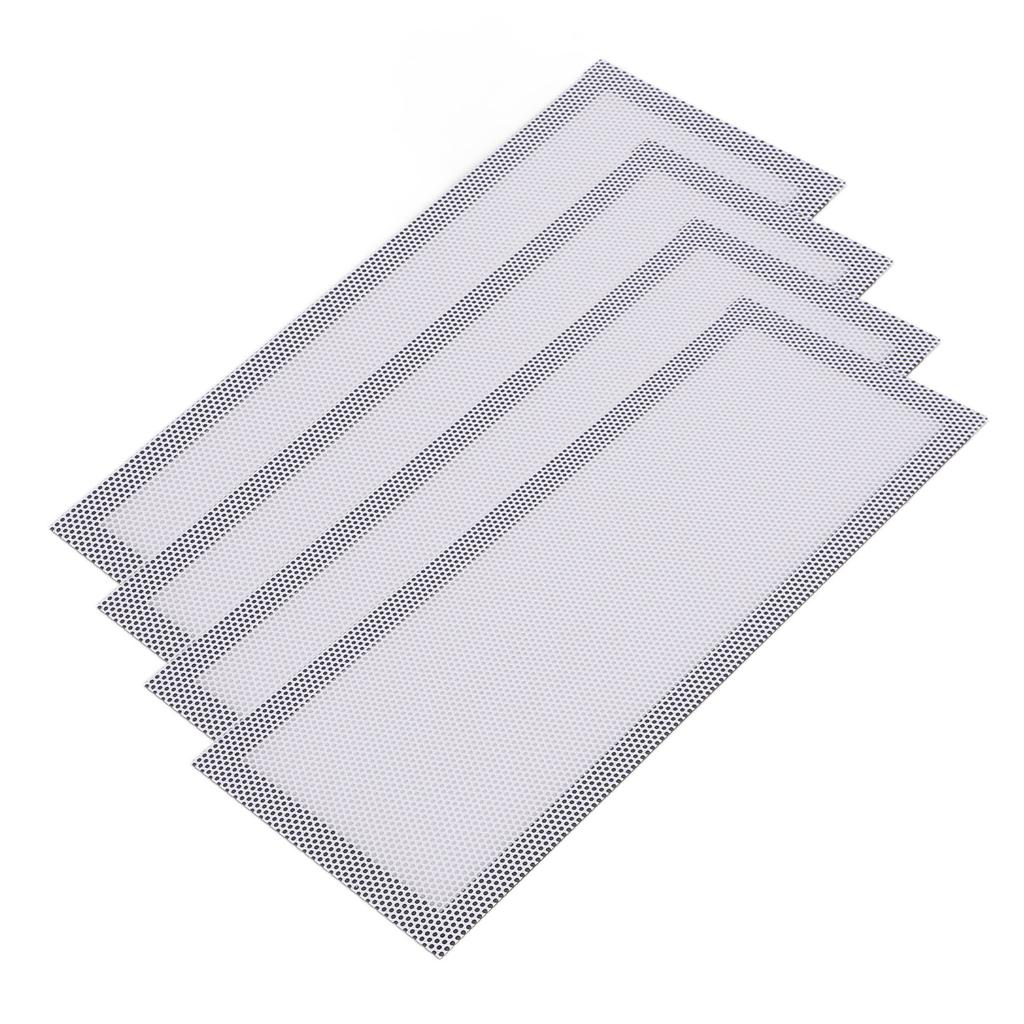 4 Stück Bodenlüftungsnetzabdeckung, PVC, magnetisch, staubdicht, Bodenregister-Bildschirmabdeckung für Zuhause, Wanddecke