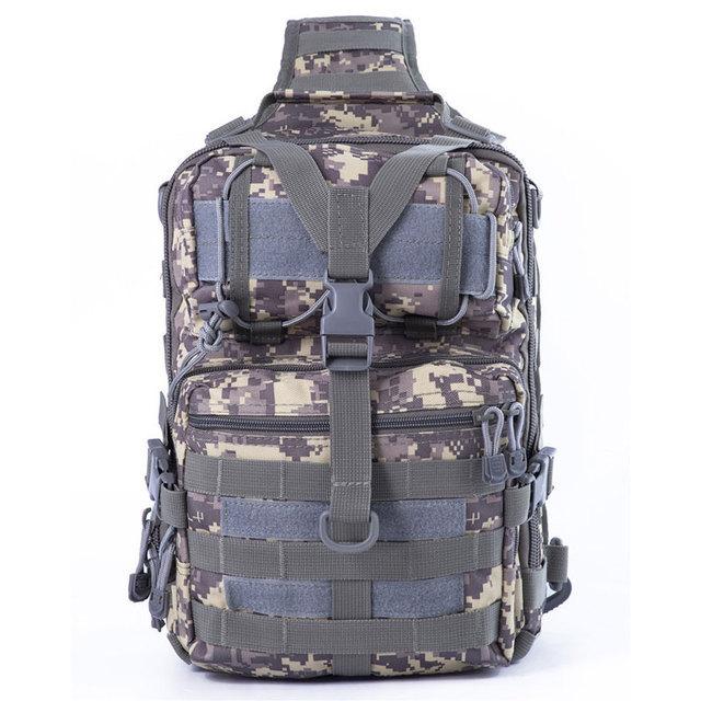 Men's Backpack Tactical Assault Pack Crossbody Sling Bag Waterproof Rucksack Bag Outdoor Hiking Camping Pack Man Shoulder Bags