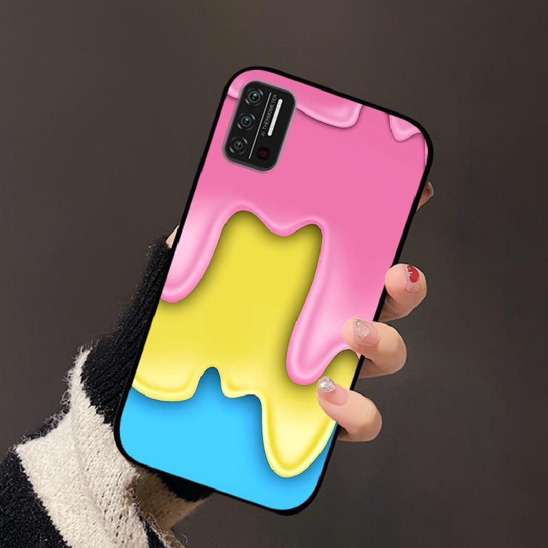 For Umidigi A7s Case Silicone Soft TPU Fashion Cartoon Color Painted Phone Cover Coque For UMIDIGI A7S Shockproof Fundas Capa