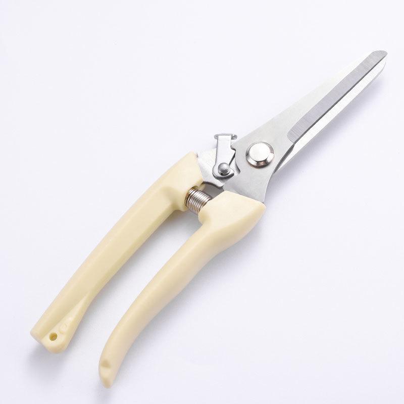 Stainless Steel Floral Scissors for Pruning and Grafting - Ideal for Flowers, Fruit Trees, and Garden Branches
