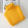 Fashion Baby Girls Winter Turtleneck Knitted Sweaters Clothes Autumn Children Boys Pullover Kids Knitwear Versatile