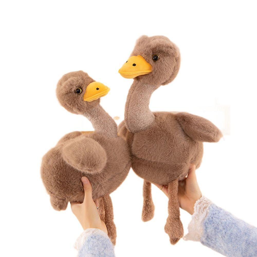 Big Eyes Ostrich Plush Doll Soft Stuffed Wild Animal Doll Ostrich Plush Toy Home Decoration