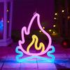 Gamepad Fire Moon Star LED Bright Neon Light Night Sign Modeling Lamp Room Wall Art Decoration Wholesale Xmas Birthday Wedding