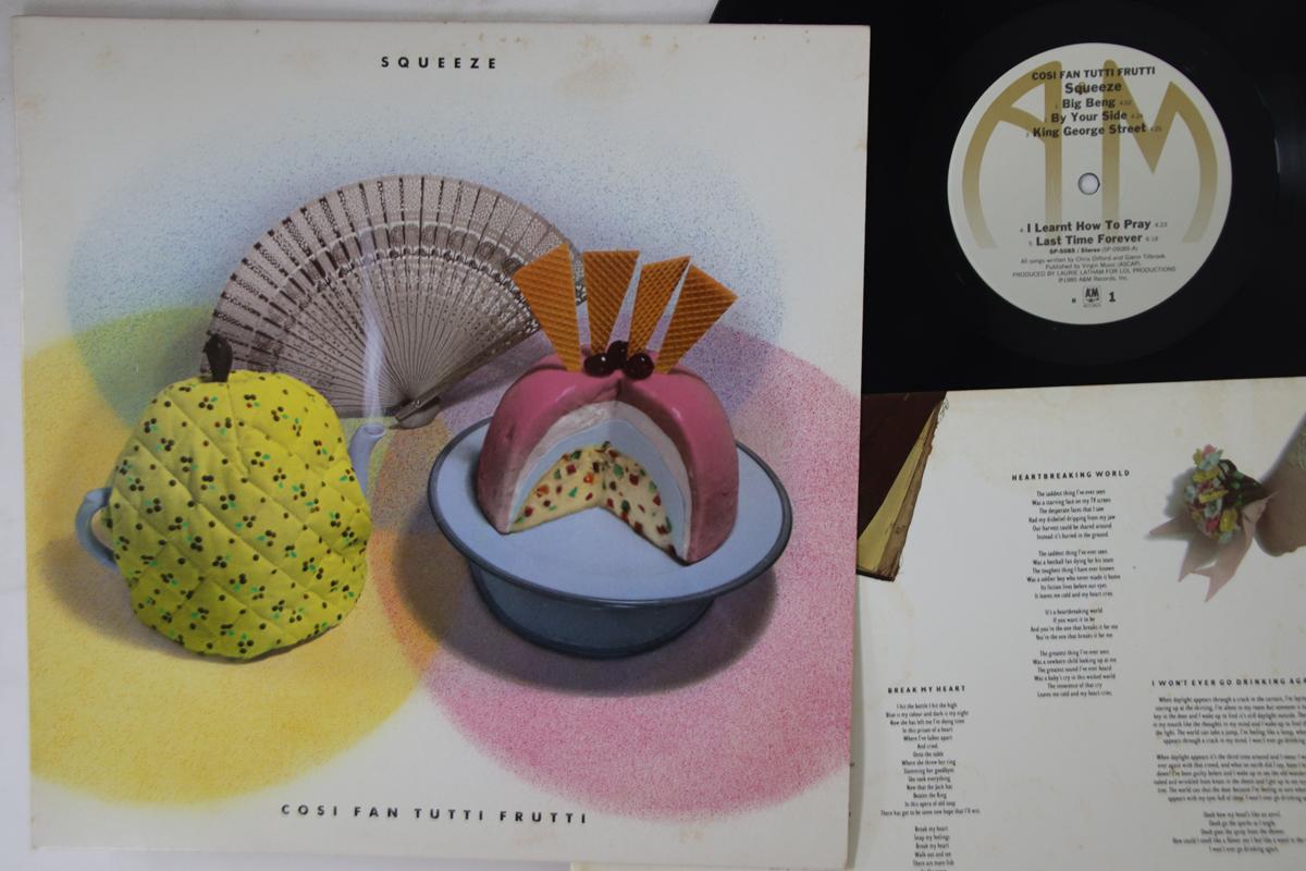 

LP Record SQUEEZE - Cosi Fan Tutti Frutti SP5085 A&M 1985 US Rock Used