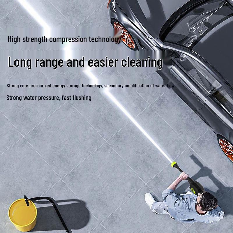 High-Power Wireless Electric Car Wash Gun with Lithium Battery