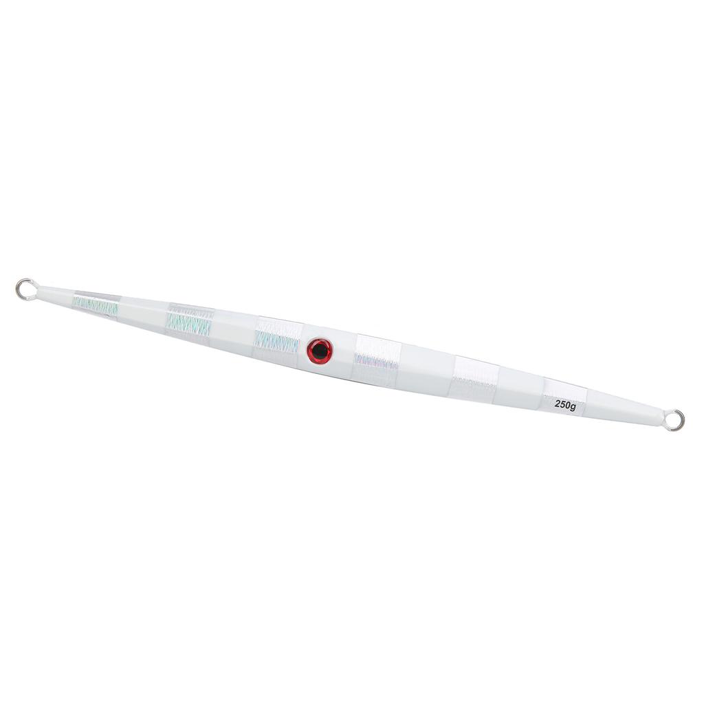 Metal Artificial Cast Jig Slow Rock Strip Quick Sink Boat Fishing Lure Bait Accessorywhite gray