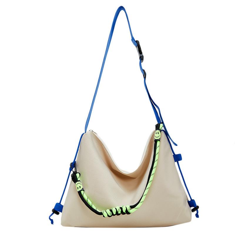 Simple shoulder bag New versatile nylon bag Summer large-capacity leisure commuter tote bag Women's bag