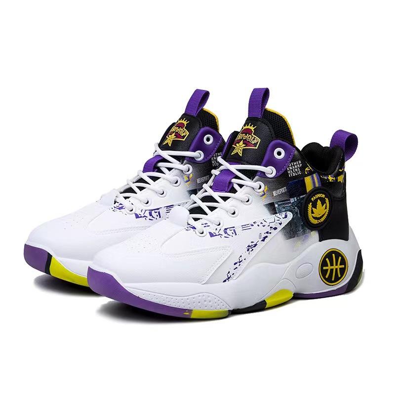 

Баскетбольные кроссовки 2025 года, всесезонные кожаные кроссовки с высоким верхом, дышащие, молодежные, импортные, мужские кроссовки 39