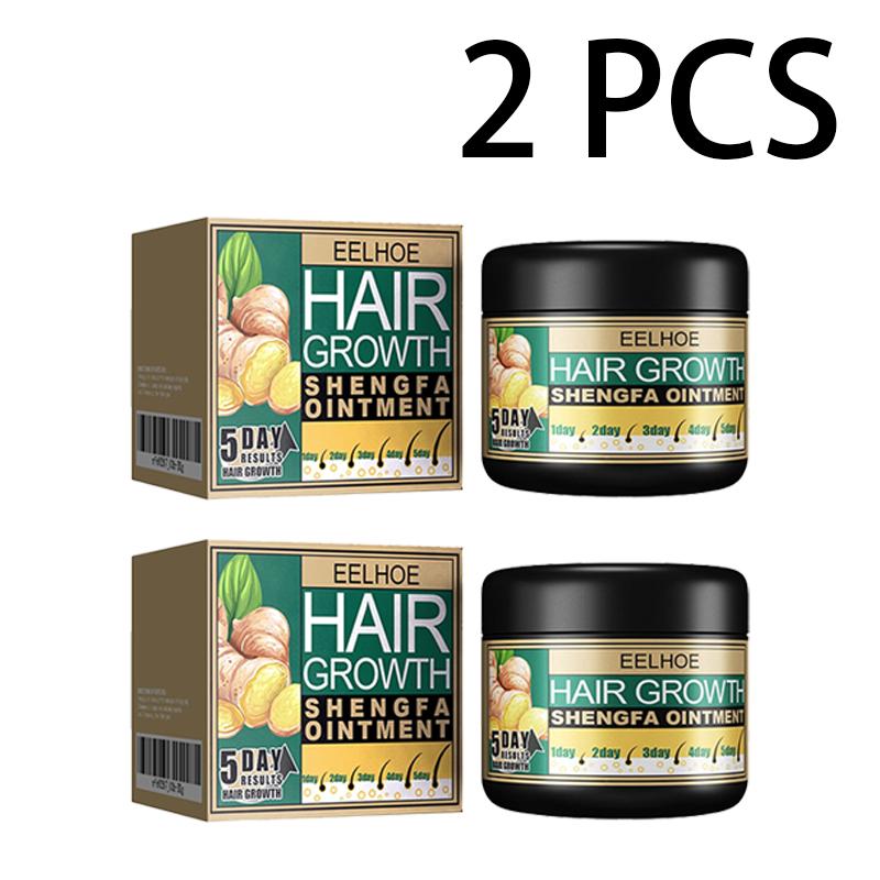 EELHOE Ginger Hair Cream Hair Nutrition Smoothing Nourishing Repair Dry Scalp Massage Treatment Cream