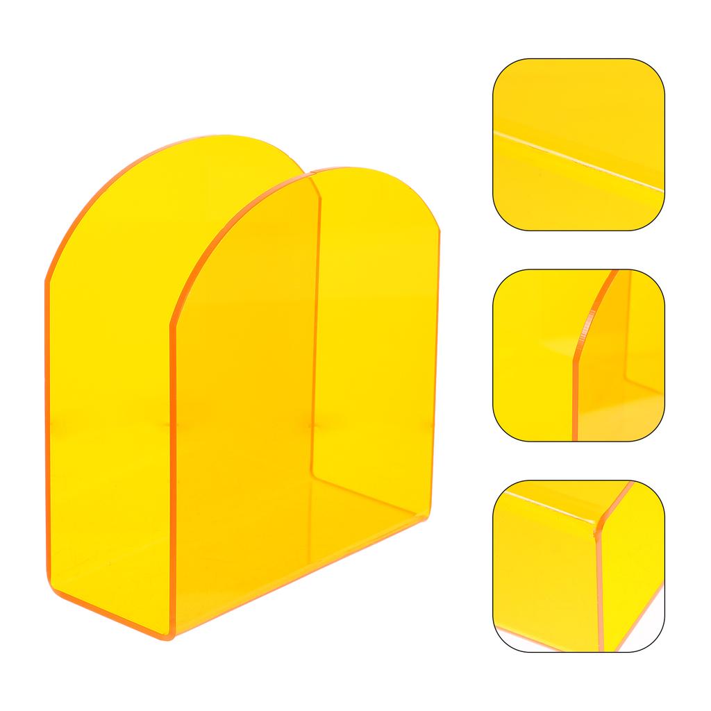 Klarer Acryl Serviettenhalter Ständer Taschentuchbox Spender Papierhandtuch Aufbewahrungsregal Küche Restaurant Modernes Design Vertikaler Halter