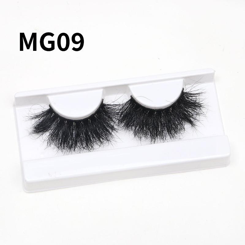 Dense Explosive Mink Hair 27mm Extended False Eyelashes Multi-layer Three-dimensional Curled Long Eyelashes Cross-border Supply