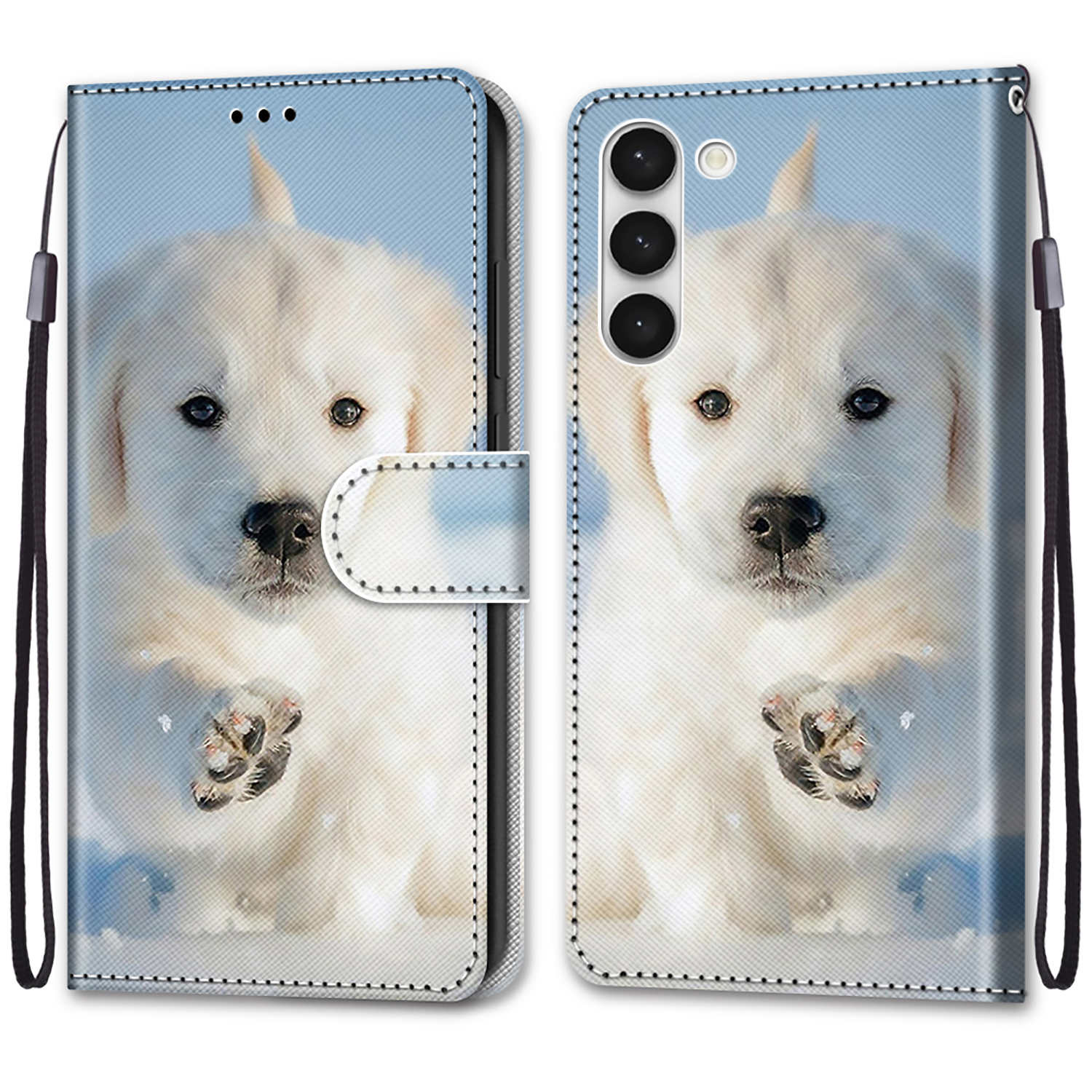 

Роскошный окрашенный кожаный чехол-кошелек в стиле книги, защитный чехол для Samsung Galaxy S25 Ultra S24 S23 S22 S21 S20 Ultra Plus S21FE S21Ultra S22Ultra Samsung Galaxy S24