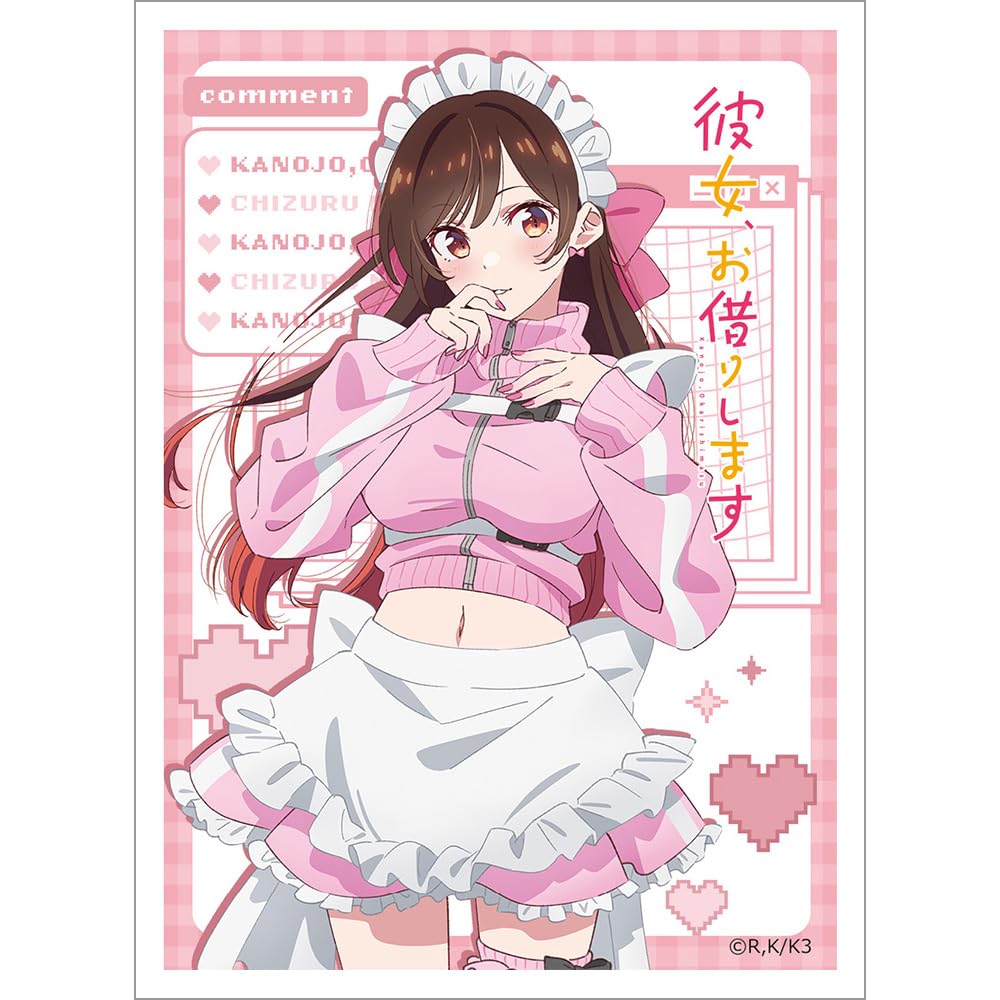Sleeve Width 67mm X Height 92mm PP Key-th Rent-A-Girlfriend (Mizuhara Chizuru/Jersey Made)