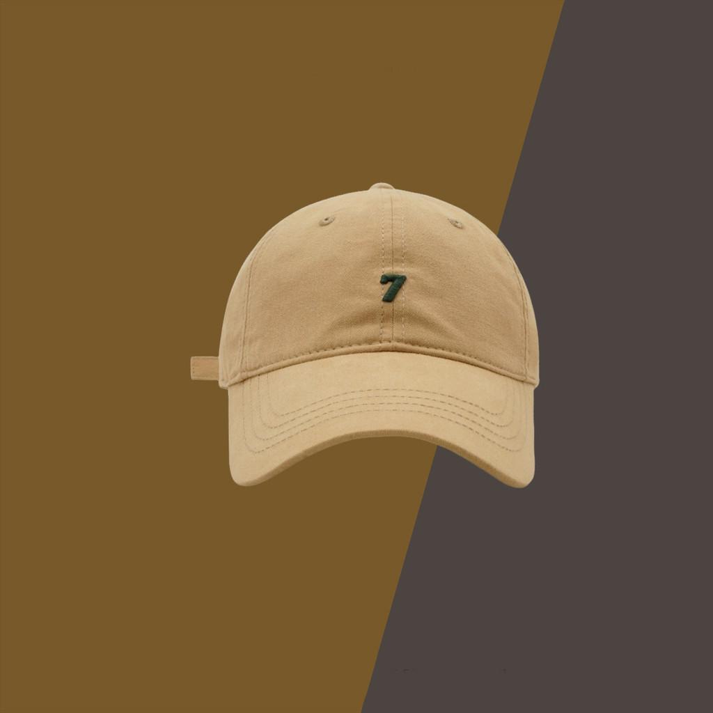 Streetwear Embroidered Seven Digit Cotton Baseball Cap With Wide Brim For Casual Summer Wear