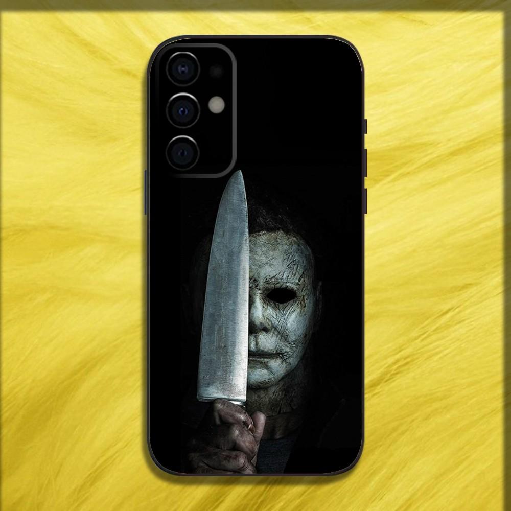 Halloween M-Michael Myers Phone Case For Samsung S24,S21,S22,S23,S30,Ultra,S20,Plus,Fe,Lite,Note,10,9,5G Black Soft Shell