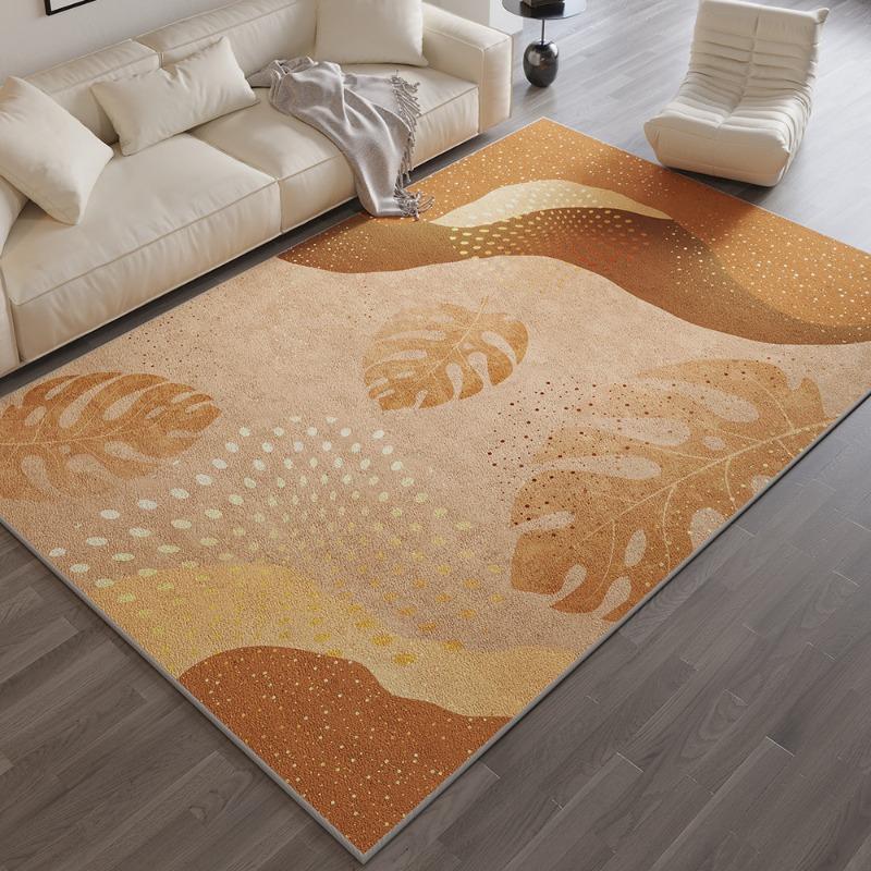 Fashion Modern Light Luxury Printing Large Carpet Anti-slip and Wear-resistant Soft Mat for Living Room Bedroom Rug Easy Clean