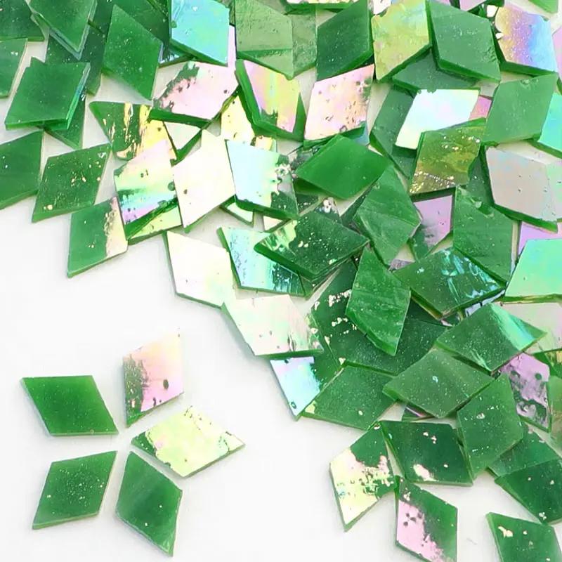50g Clear Glass Mosaic Tiles Multi Color Mosaic Piece DIY Mosaic Making Stones for Craft Hobby Arts Home Wall Decoration arte