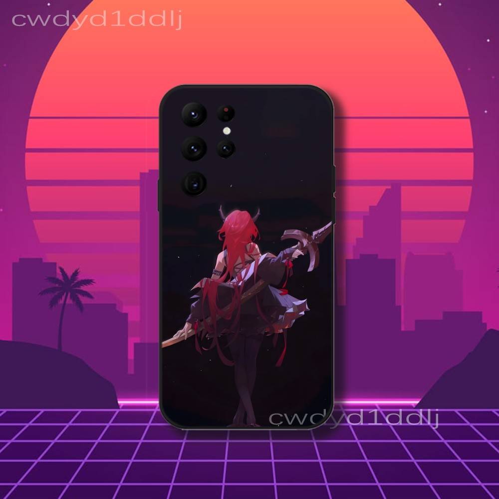 Laevatein A-Arknights Endfield Phone Case For Samsung S10,S21,FE,S21 ,S26,S25,S24,S23,Ultra,S9,S22,Plus Black Shockproof TPU