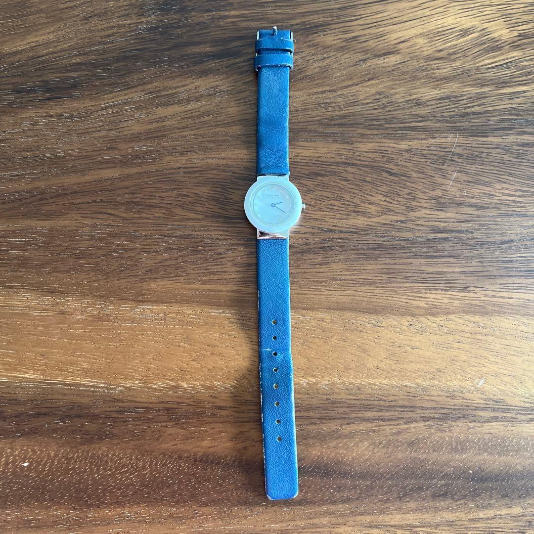 Used BERING CERAMIC watch quartz blue