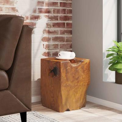 Vidaxl Stool, Solid Teak Wood