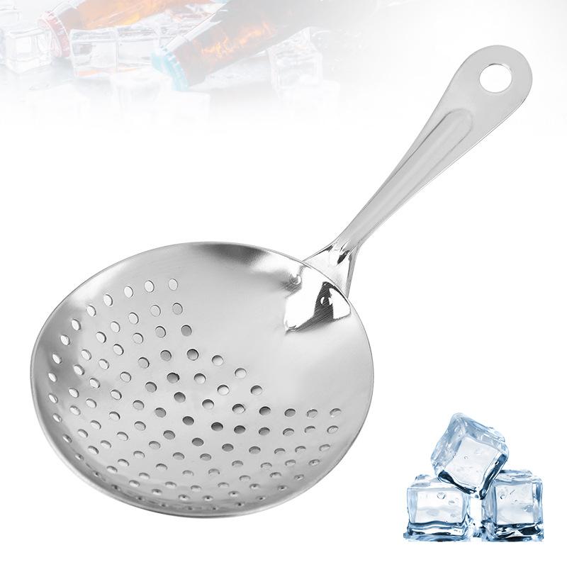 Ice Filter Porous Round Spoon Hole Filter, Cocktail Filter Ice Tray Ice Stirrer