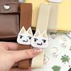 Cartoon Kitten Notebook Decoration Straps Elastic Loose-Leaf Notebook Band Binding Rope Binder Strap High Quality Notebook Strap