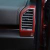 Red Carbon Dashboard Side Air Vent Outlet Panel Cover Trim for Ford F150 2015-20