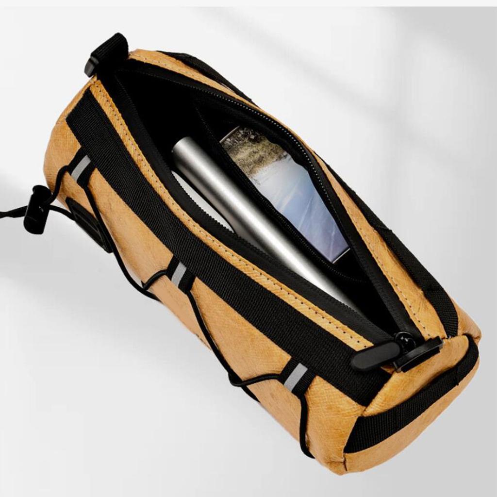 Bicycle Wear Resistant Pouch Bicycle Handlebar Bag Head Bag for Road Bikes Outdoor Riding Bicycling Folded Bikes